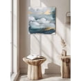 thumbnail image 3 of Cloud Effect Canvas Wall Art, Modern Watercolor Marble Texture Framed Wall Decor Modern Artwork Prints Painting for Living Room, Bedroom, Kitchen & Cafe Decor 8x8 Inch, 3 of 9