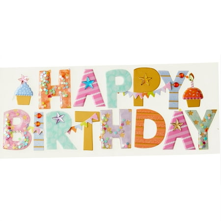 UPC: 0195158506280 | Happy Birthday Stickers by Recollections™