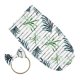 thumbnail image 3 of Manta de Baby Floral Sunnimix Toalla de baño dormir con diadema Verde Envoltura de pañales para bebés, 3 of 6