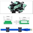 thumbnail image 2 of Paquete De 100 Sujetacables Adhesivos Para Cables, 11 Kaili Sencillez, 2 of 2