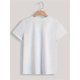 thumbnail image 2 of Women's Floral Cotton T-Shirt, Casual Crew Neck, Short Length, Summer Knit Fabric Top with Applique for Daily Wear or Gifting, 2 of 6