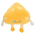 thumbnail image 1 of BRIGHTFUFU Acogedora almohada de queso, cojín de queso de peluche, linda almohada con forma de comida para sala de estar, sofá, decoración, encantador muñeco de peluche de juguete, 1 of 8