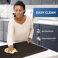 thumbnail image 7 of Bxaolu 1/2 Inch Thick Kitchen Mats for Floor, Kitchen Rug for Standing Desk, Non-Slip, Thicker, Stain Resistant, Comfort Anti Fatigue Floor Mat for Home, Kitchen, Office - (Brown,17.3" x 28"), 7 of 7