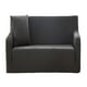 thumbnail image 3 of Funda De Sofá Universal Muebles Funda Antideslizante Estiramiento Tejido 1/2/3 Plazas Loveseat gris oscuro Soledad Cubierta de sofá hecha punto, 3 of 7
