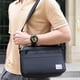 thumbnail image 2 of Bolso bandolera pequeño para hombre, para trabajo, viajes, negocios, bandolera, bolso de hombro, cartera, 2 of 5