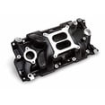 thumbnail image 2 of Weiand 8150BK Speed Warrior Intake - Chevy Small Block V8 - Black Ceramic Coated, 2 of 3