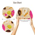 thumbnail image 5 of Yiaed Donuts Print Satin Bonnet Silk Bonnet Hair Bonnet for Sleeping Hair Bonnets, 5 of 6