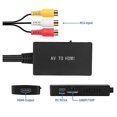 thumbnail image 1 of Convertidor RCA a HDMI, adaptador compuesto a HDMI compatible con 1080p Pal/ntsc ShuxiuWang 8390611698430, 1 of 1