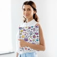 thumbnail image 6 of FORMRS 3 Ring Binder 1.5 inch with Pockets Set of 2 Clip Board 200 Sheets Capacity, Purple Doodle Pattern, 6 of 8