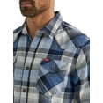 thumbnail image 4 of Wrangler® Men's Slim Fit Long Sleeve Woven Twill Shirt with Sunglasses Cleaner, Sizes S-5XL, 4 of 5
