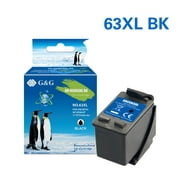 G&G 63XL Ink Cartridges used for OfficeJet 3830 4650 4652 4654 ENVY 4520 4511 4517 4526 ENVY 4520 4511 4526 Deskjet 1112 2132 3632 Black, 1-Pack