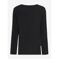 thumbnail image 3 of Womens Long Sleeve Round Neck Shirts Casual Basic Tops Tee Shirts Fall Winter Tops, 3 of 5