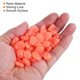 thumbnail image 5 of Uxcell 200 Pack Rocas Brillantes 0.51''-0.67'' Piedras Brillantes Decoración en la Oscuridad Piedras Luminiscentes Decorativas DIY Naranja, 5 of 7
