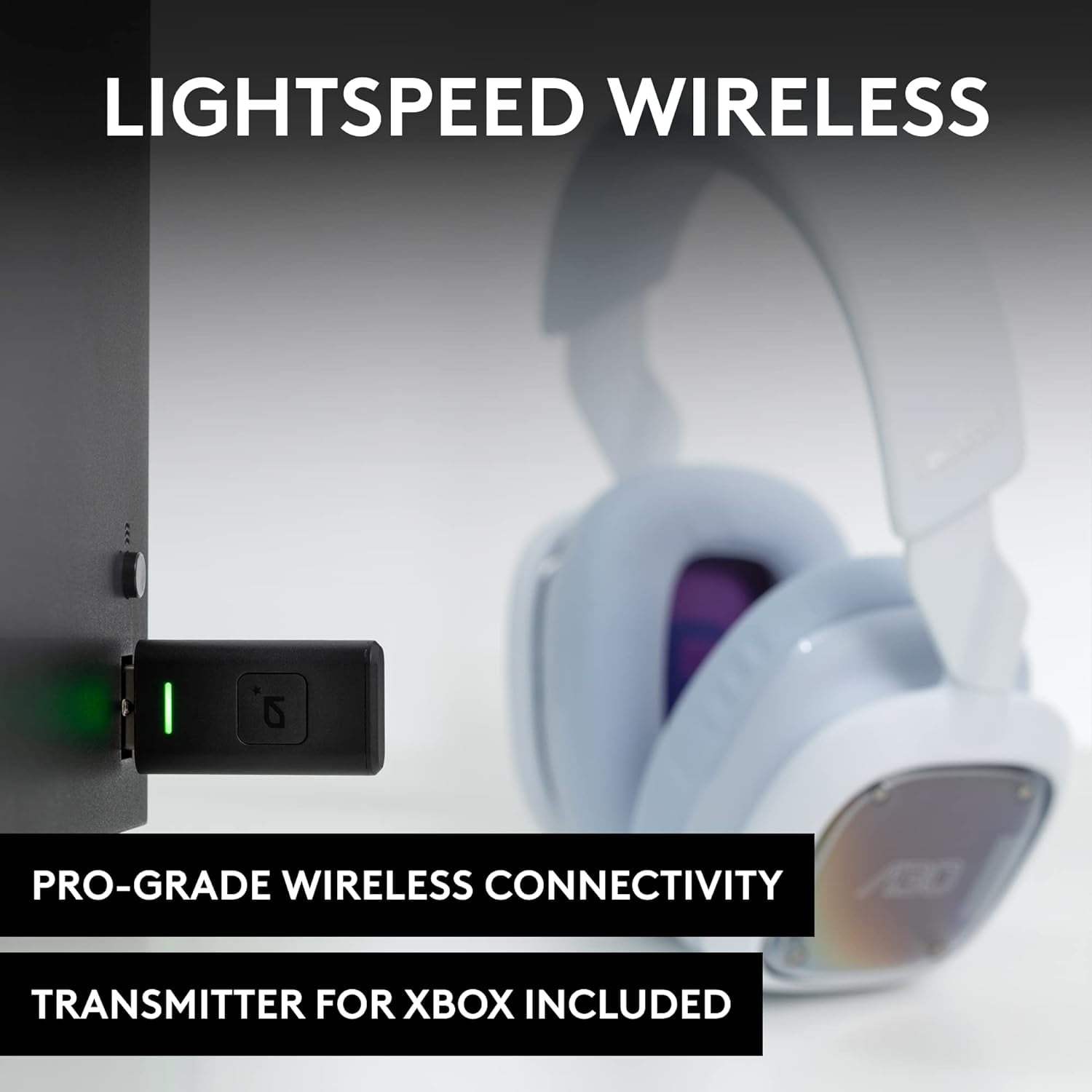 Astro A30 Wireless LIGHTSPEED Wireless Gaming Headset for Xbox, PlayStation, PC/MAC and Mobile - Bluetooth, 3D Audio compatible, Detachable Boom Bundle with Headphones Stand +More (White)