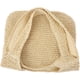 thumbnail image 3 of Bolso de mano beige de moda, multifuncional, informal, para playa, de gran capacidad, tejido artesanal, para guardar cosas, para damas y niñas., 3 of 5