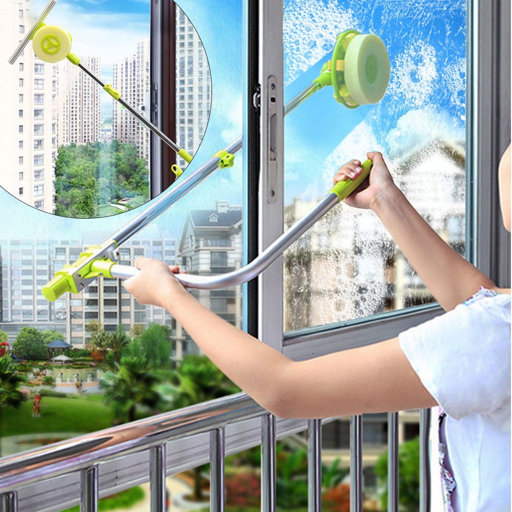 TINTON LIFE Telescopic Glass Cleaning Tool Outside Window Cleaner for  High-Rise Building with Squeegee Sponge