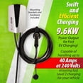 thumbnail image 2 of Cargador EV Deco Home Nivel 2 9.6KW 40A 240V Adaptador Tesla, 2 of 8