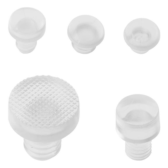 150pcs Table Bumpers Clear Silicone Spacers Flexible Bumpers for Cabinet Door