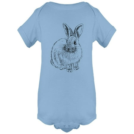 

Rabbit Sketch Graphic Bodysuit Infant -Image by Shutterstock 6 Months