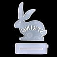 thumbnail image 4 of NSESSHome Easter Bunny Chocolate Candy Mould Easter Silicone Mold 3D Easter Silicone Rabbit Fondant Baking Mold for Soap Cookie Clay Muffin Cake Cupcake Topper Decoration, 4 of 4