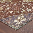 thumbnail image 3 of Addison Rugs Chantille Indoor/Outdoor Traditional Damask Burgundy Machine Washable Rectangle Rug, 9' x 12', 3 of 8