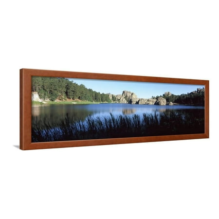Custer State Park Black Hills - Trees around Lake, Sylvan Lake, Black Hills, Custer State Park, Custer County, South Dakota, USA Framed Print Wall Art By Panoramic Images