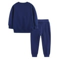 thumbnail image 6 of Toddler Girls Outfits Sets 2 Piece Casual Round Neck Printed Tops Pants Fall Girls Clothes Navy Size 4-5T, 6 of 6