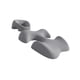 thumbnail image 2 of Almohada facial, almohada para el pecho, espuma viscoelástica, transpirable, multiusos, para masajes en salones de belleza, almohada de apoyo para el Gris claro, 2 of 8