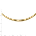 thumbnail image 2 of 14K Yellow Gold necklace Omega 16 in 3 mm Polished 3 6mm Graduated, 2 of 2