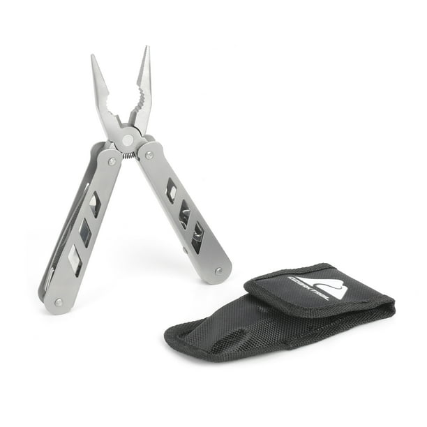 Ozark Trail Camping Stainless Steel 12In1 Multi Tool with Sheath