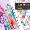 thumbnail image 2 of BAZIC 24 Scented Glitter Neon Metallic Gel Pen, Comfort Grip (24/Pack), 12-Pack, 2 of 7