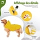 thumbnail image 3 of Impermeable con capucha para perros (4XL, amarillo), 3 of 5