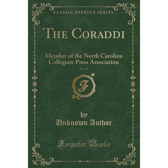 The Coraddi, Vol. 27 (Paperback)