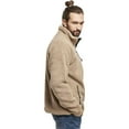 thumbnail image 3 of BRANDIT INDIVIDUAL WEAR Adult Male Fleece Quarter Zip Jacket, Color: Camel, Size: XL (5022-20070-XL), 3 of 7