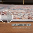 thumbnail image 6 of TWINNIS Boho Area Rug Vintage Rug Anti-Slip Persian Carpet for Living Room Bedroom,Orange,6'x9', 6 of 7