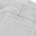 thumbnail image 6 of Men's Linen Suit Set 2Pcs Slim Fit Elegant Solid Pocket Dress Blazer Jacket Pants,formal Mens Tuxedo Set Single Breasted 2 Button for Wedding Work Prom Gray, 6 of 9
