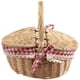 thumbnail image 1 of Country Style Wicker Picnic Basket Hamper with Lid and Handle & Liners for Picnics, Parties and BBQs, 1 of 5