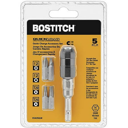 UPC 885911326575 product image for BOSTITCH 5-Piece Magnetic Compact Rapid Load Set, BSA25QLM | upcitemdb.com
