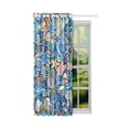 thumbnail image 2 of MKHERT Nautical and Marine Pattern Window Curtain Living Room,Bedroom Window Drapes 52x84 inch, 2 of 3
