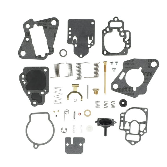 Quicksilver 8237072 Carburetor Repair Kit for Select Mercury 2-Stroke 10-25hp Outboards
