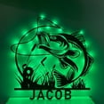 thumbnail image 2 of Handmadetneonsign Fishing Metal Wall Art Light, Fishing Best Gifts Metal Sign Wall Decor, Fishing Metal Decor, 2 of 3