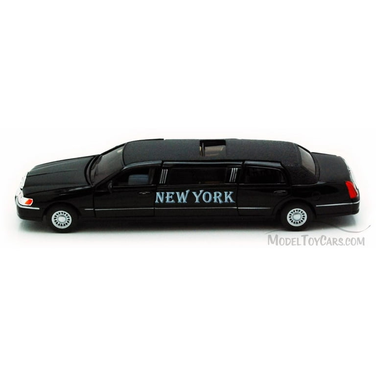 1999 New York Lincoln Town Car Stretch Limousine, Black