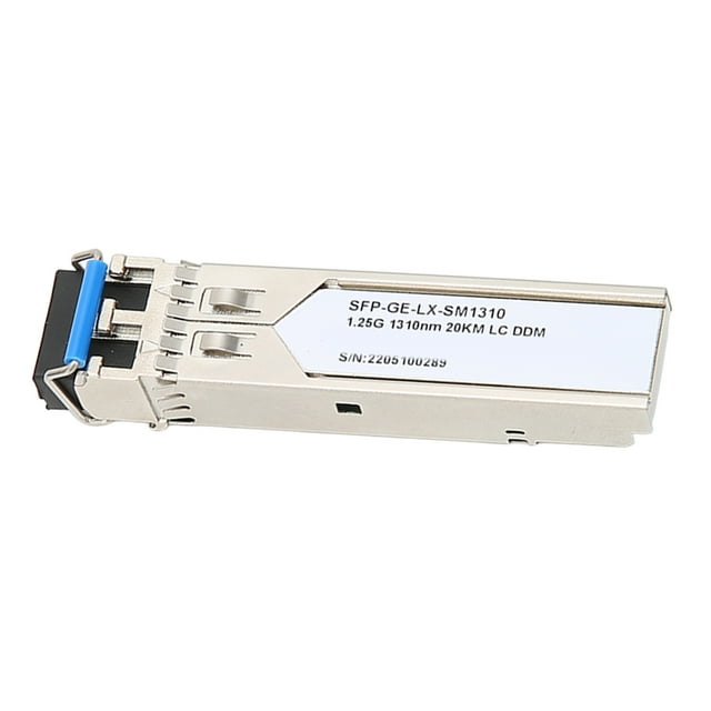 1.25G Fiber Optic Module, DDM Function 20KM Transmission Distance Hot Swappable SFP Module For Router For Internet Cards