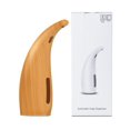 thumbnail image 3 of Dispensador automático de jabón por inducción, dispensador de jabón eléctrico para teléfono móvil de grano de madera (grano de madera claro) JM, 3 of 3