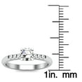 thumbnail image 5 of SuperJeweler 1/2 Carat Rose Cut Diamond Ring In 14 Karat White Gold For Women, 5 of 6