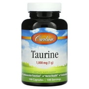 Carlson Taurine, 1,000 mg, 100 Capsules