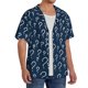 thumbnail image 2 of Fotbe Question Marks Camisa Estampada de Manga Corta para Hombre, Casual de Verano, Estilo Playero, Sin Arrugas-Small, 2 of 5