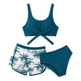 thumbnail image 4 of Gunia Girl Swimsuits 2 Piece Bathing Suit High Waist Bikini With Cover Up Swimwear Teen Girls Swimsuits 8-16 Years, 4 of 4