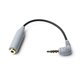thumbnail image 3 of Líneas de micrófono de adaptador de cable Trs a Trrs de 120 mm de longitud para Ph, 3 of 5