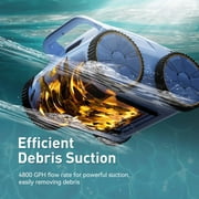 (2025New) Seauto SAT 20 Robotic Pool Vacuum up to 180 Mins Run Time Robotic Pool Cleaner above Ground Pool Vacuum for Inground Pools Wall Climbing Pool Vacuum up to 2000 sq.ft